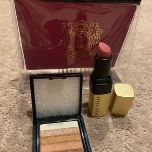 Bobbi Brown shimmer brick/ lipstick set